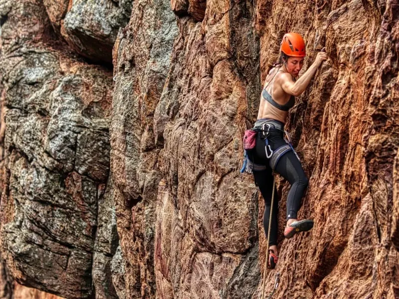 Rock climbing