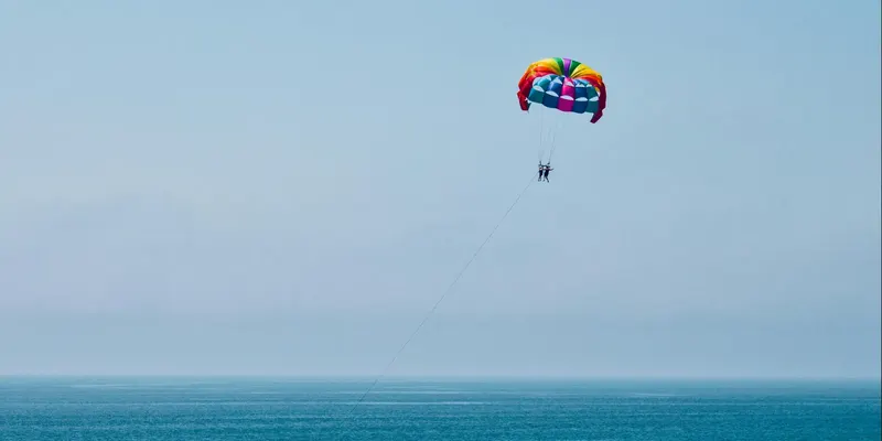 Parasailing in lakshadweep